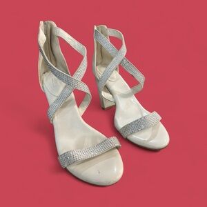 Ardene White Strappy Heels